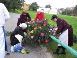 Hody - stavění máje (pátek)