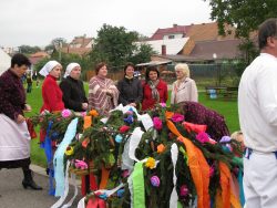 Hody - stavění máje (pátek)