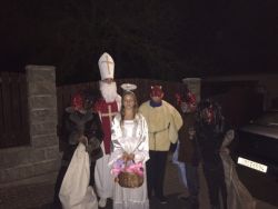 Mikuláš - obchůzka po dědině