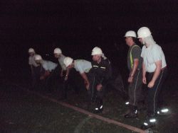 Noční požární útok v Želeticích