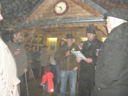 Zpívání u vánočního stromku